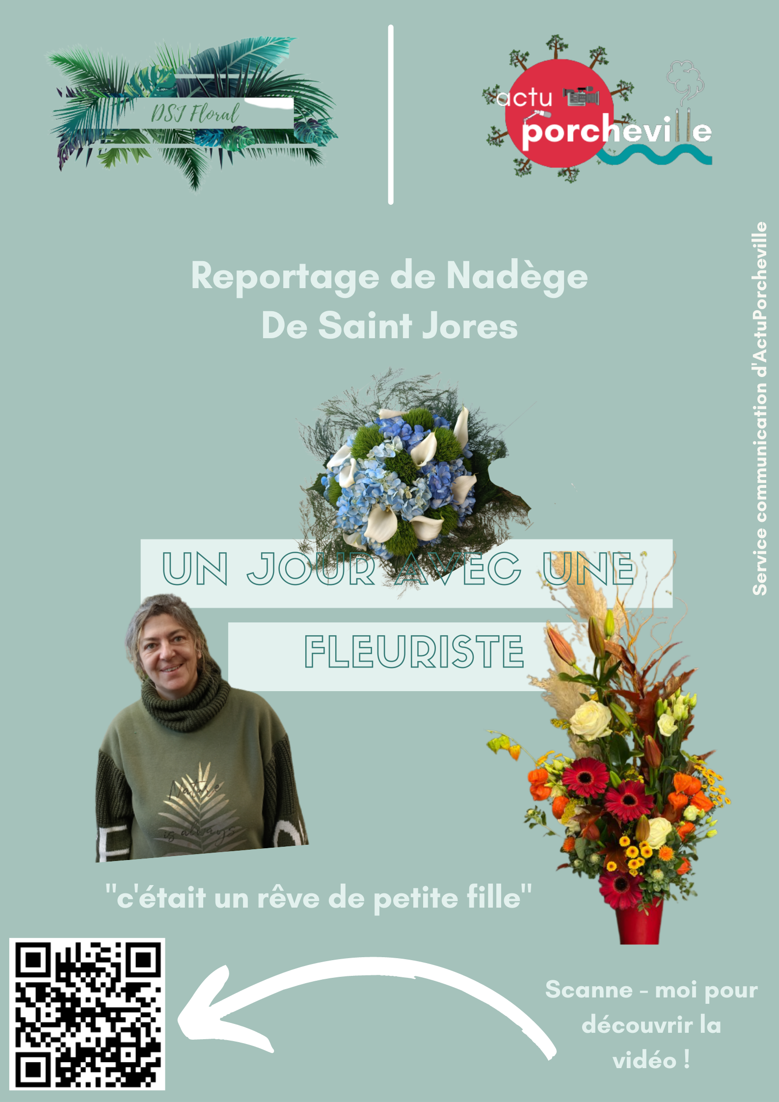 Affiche reportage de Nadège de Saint Jores