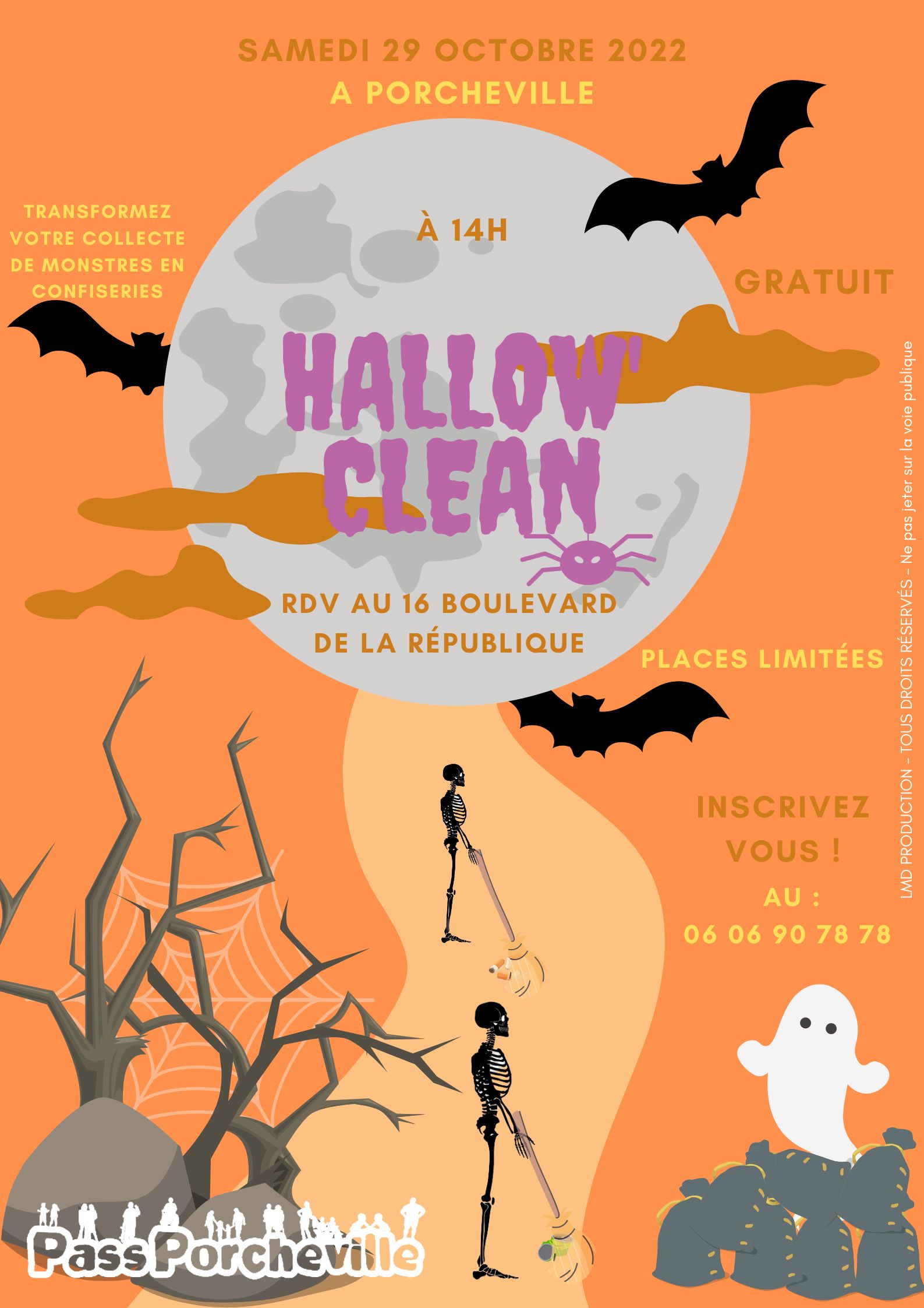 Affiche Hallow'Clean Passporcheville